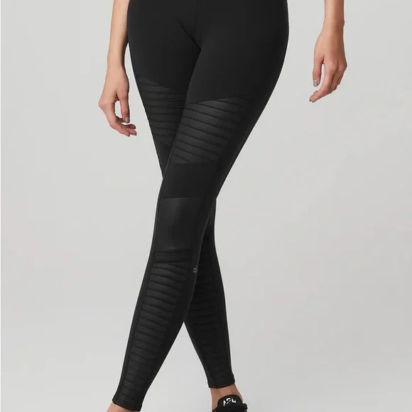 ALO Yoga | Pants & Jumpsuits | Alo High Waisted Moto Leggings S | Poshmark